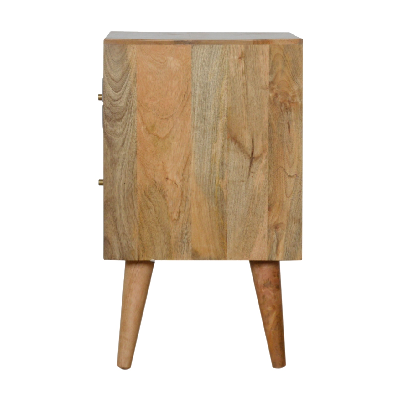 in919 geometric carved bedside