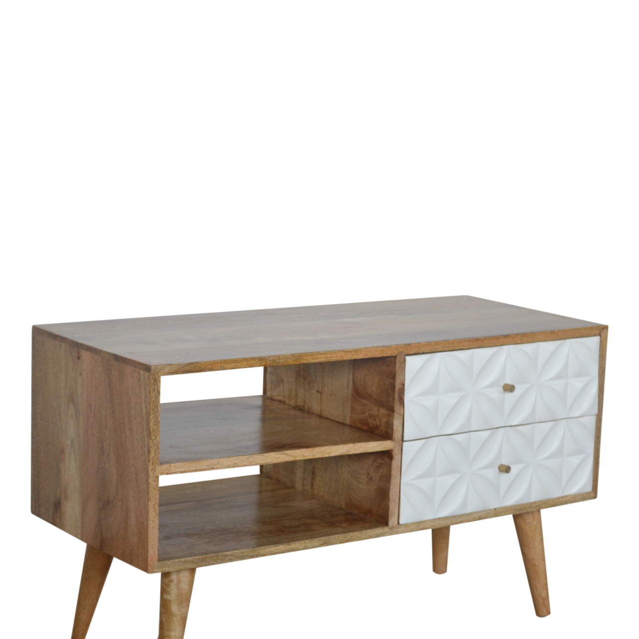 in946 diamond carved media unit