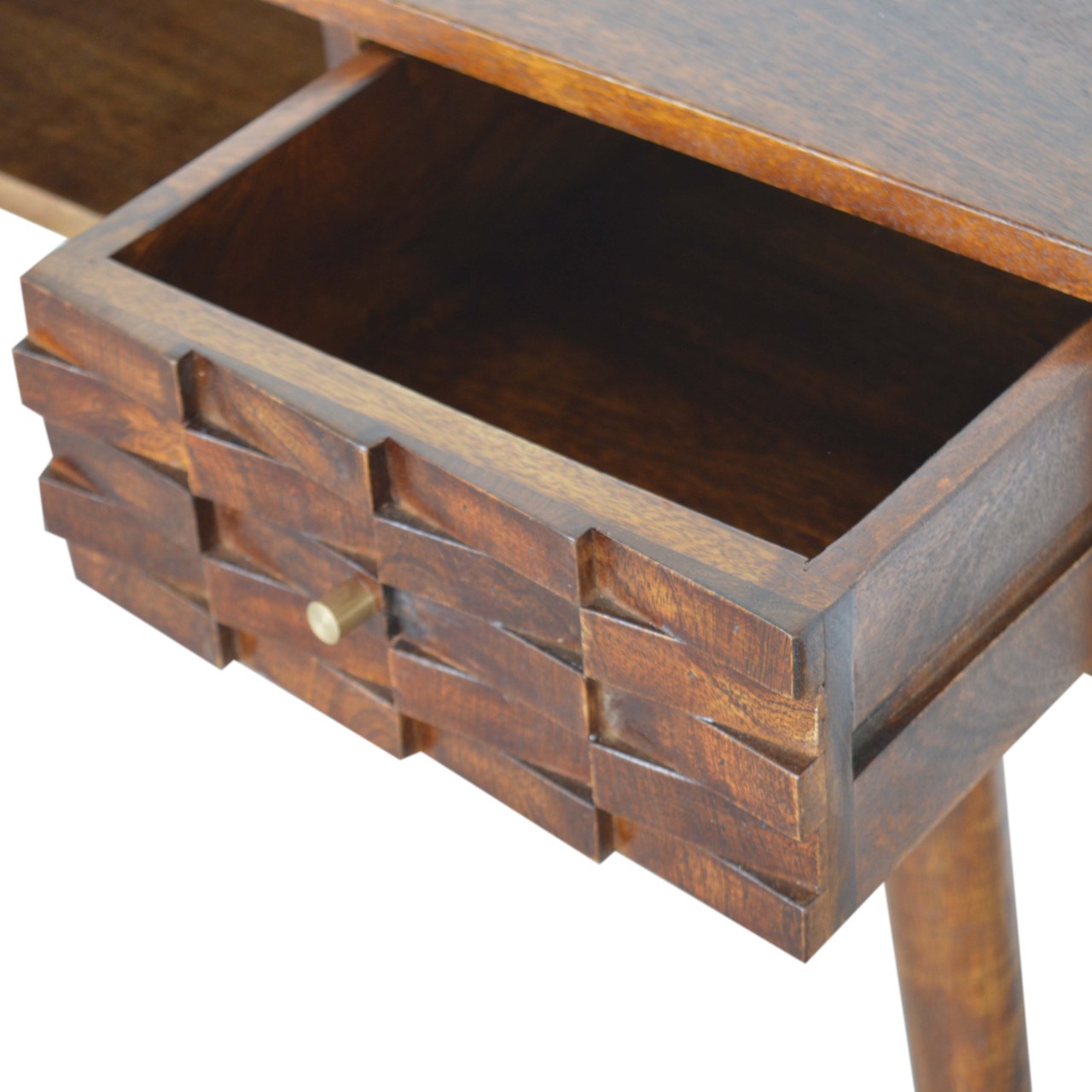 in995 tile carved chestnut writing desk