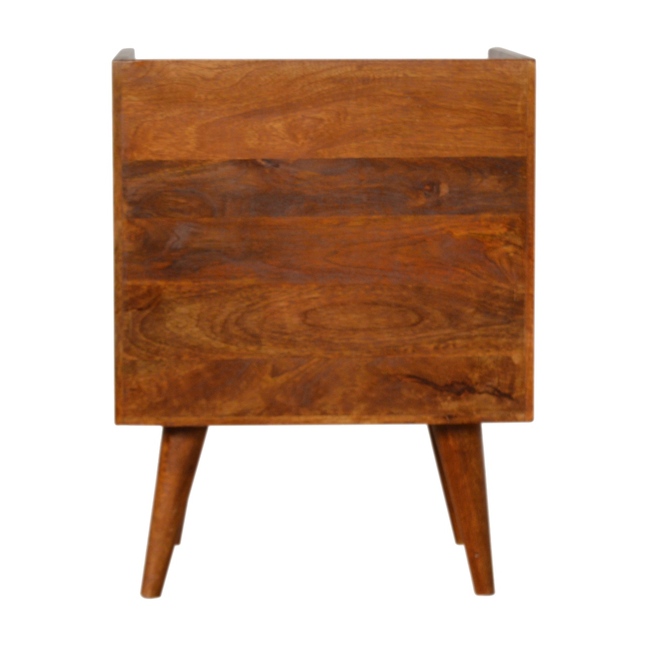 in997 sunrise patterned chestnut bedside