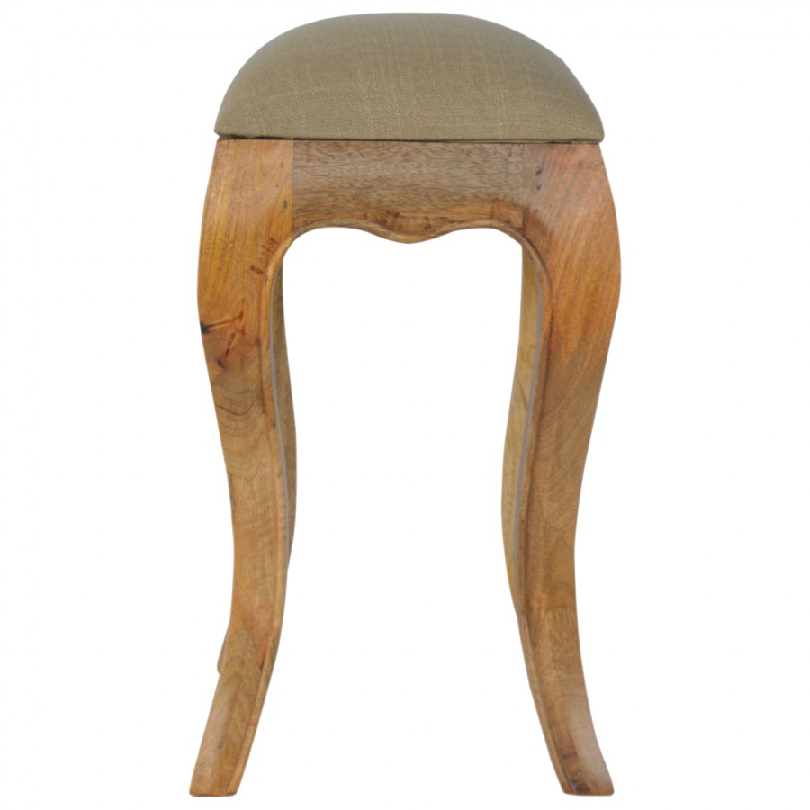 Chantilly Mud Linen Stool - Image 6