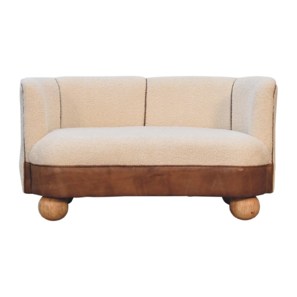 in3487 boucle cream buffalo small sofa