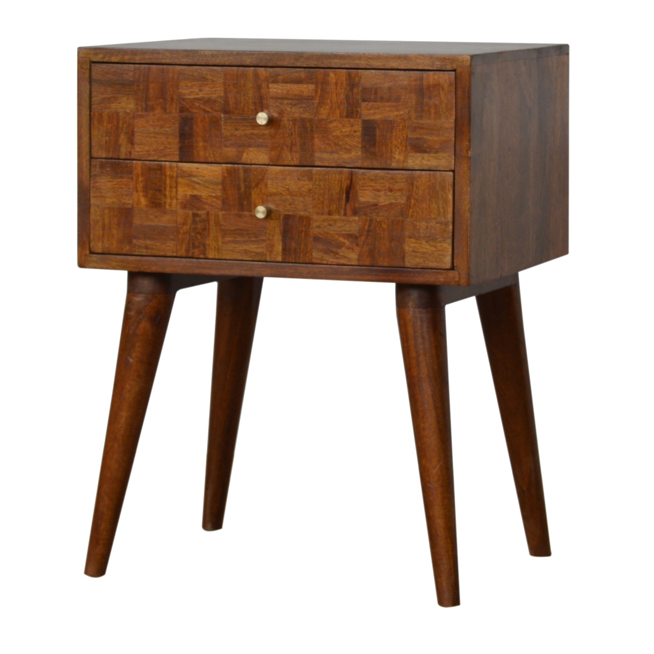 Varied Chestnut Bedside - Image 2