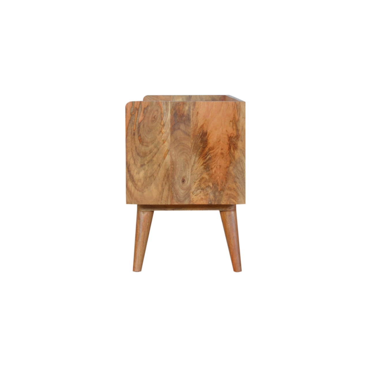 in1102 white marble top media unit