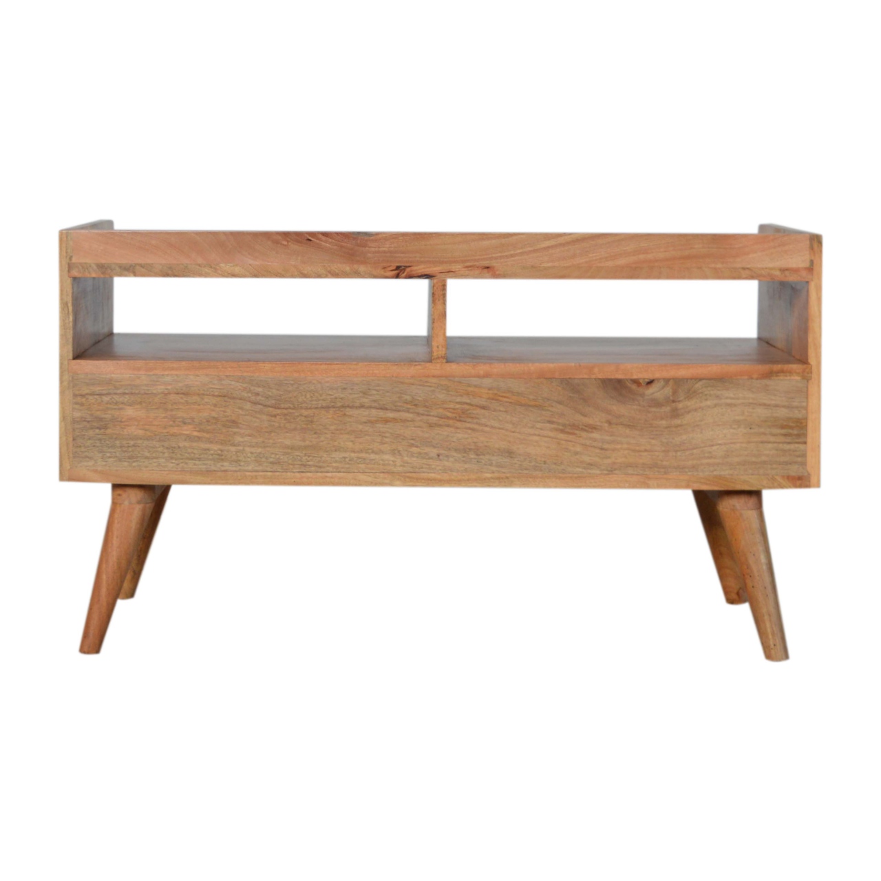 in1102 white marble top media unit