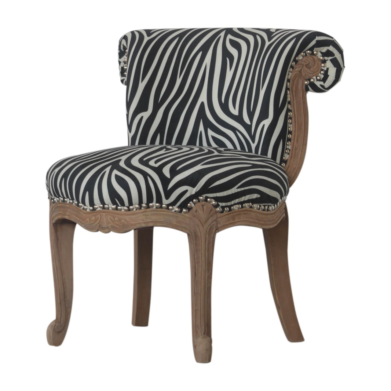 in1437 zebra print chair