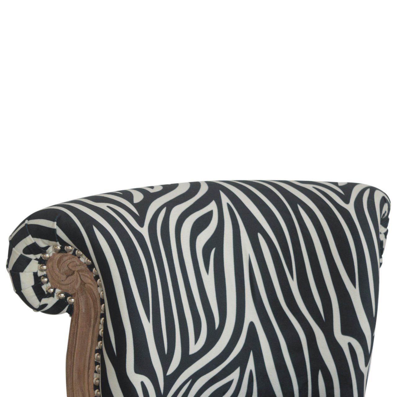 in1437 zebra print chair
