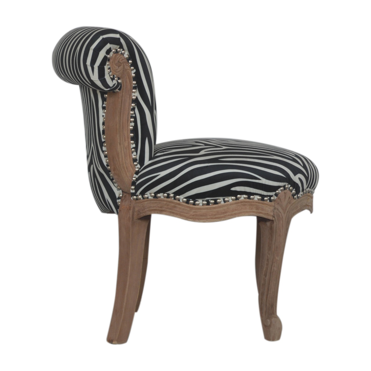 in1437 zebra print chair