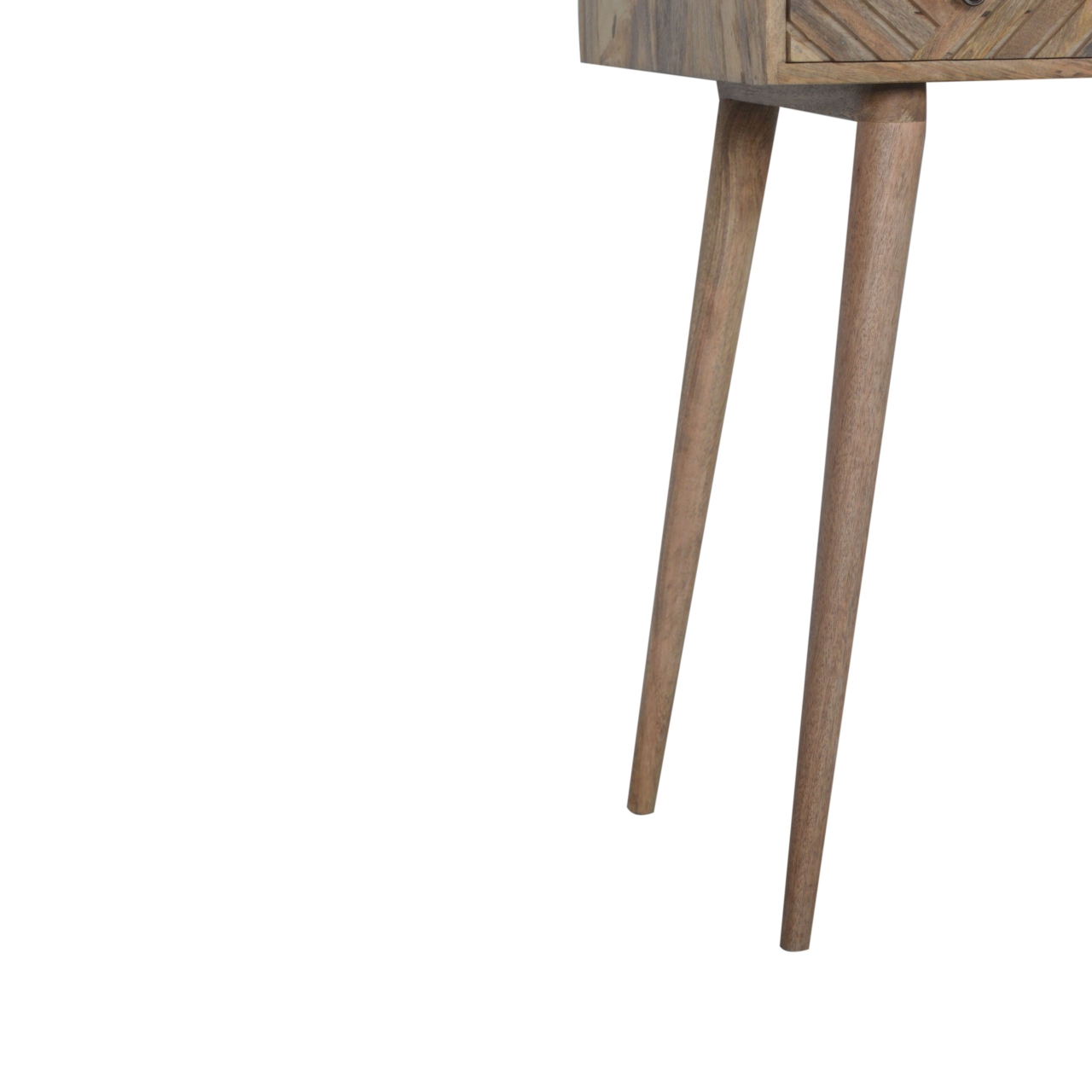 in1469 line carving dressing table with foldable mirror