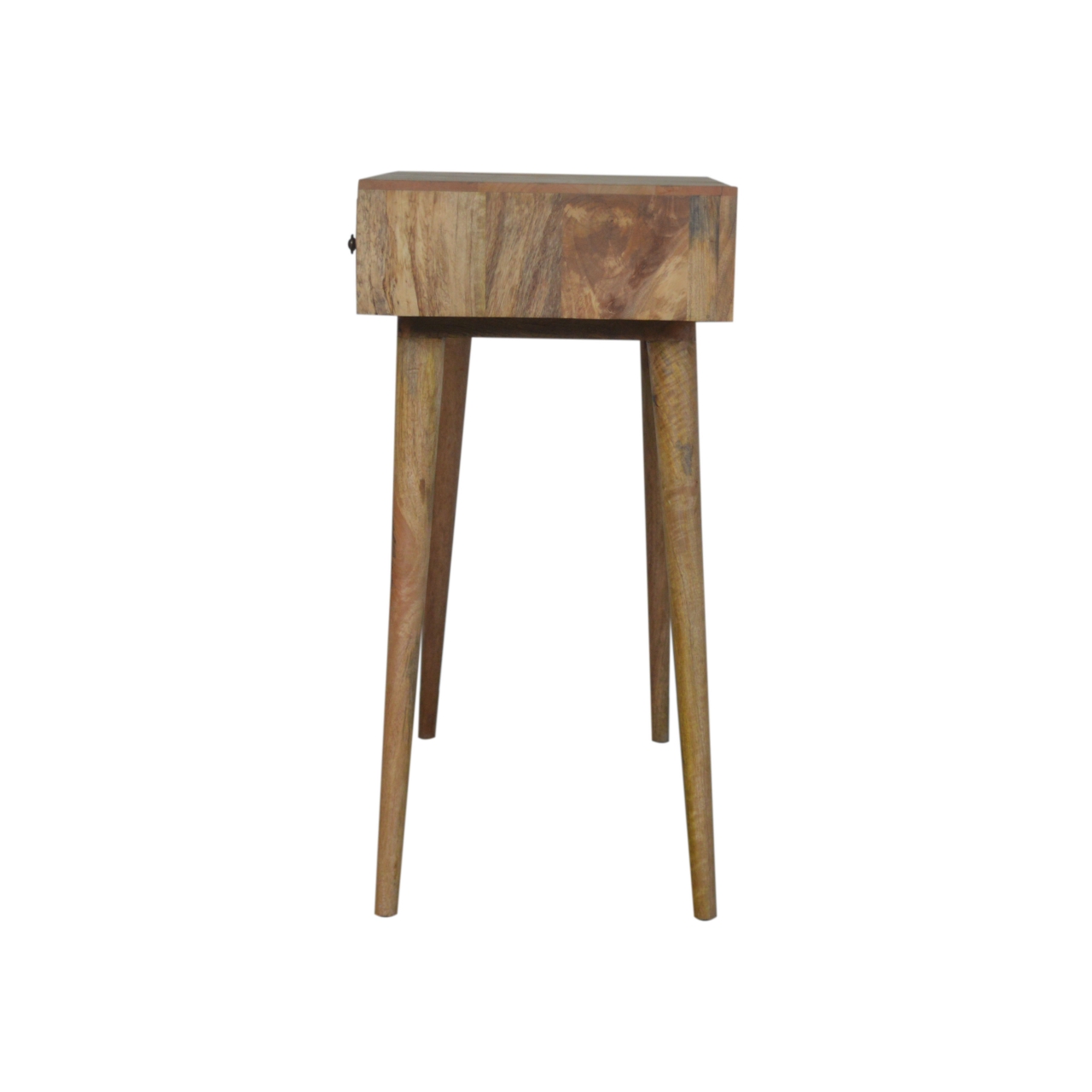 in1469 line carving dressing table with foldable mirror