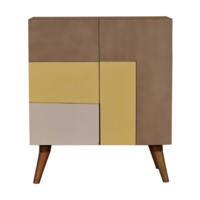 in1666 quebec yellow cabinet