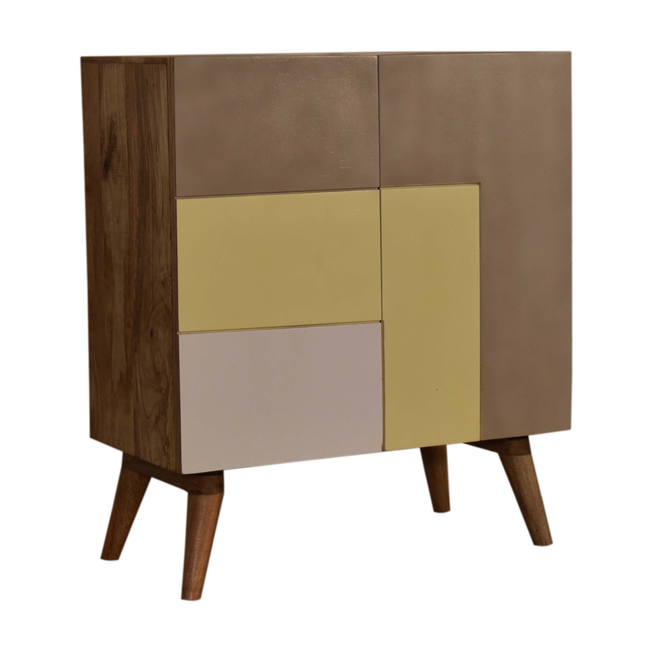 in1666 quebec yellow cabinet