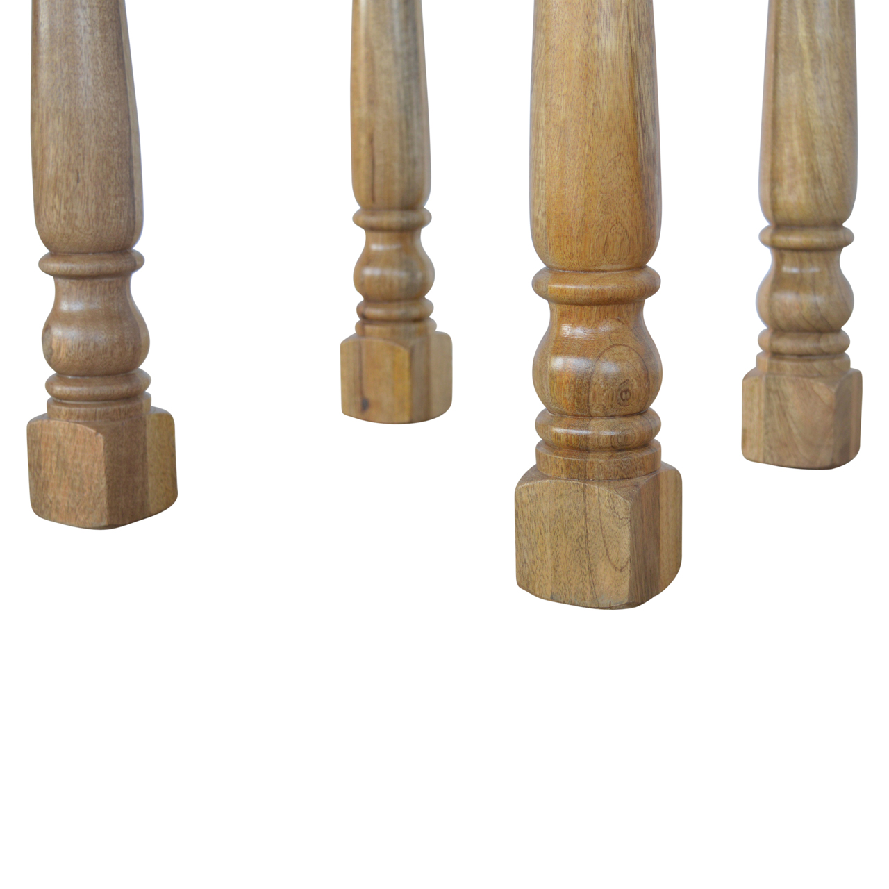 end table with turned legs