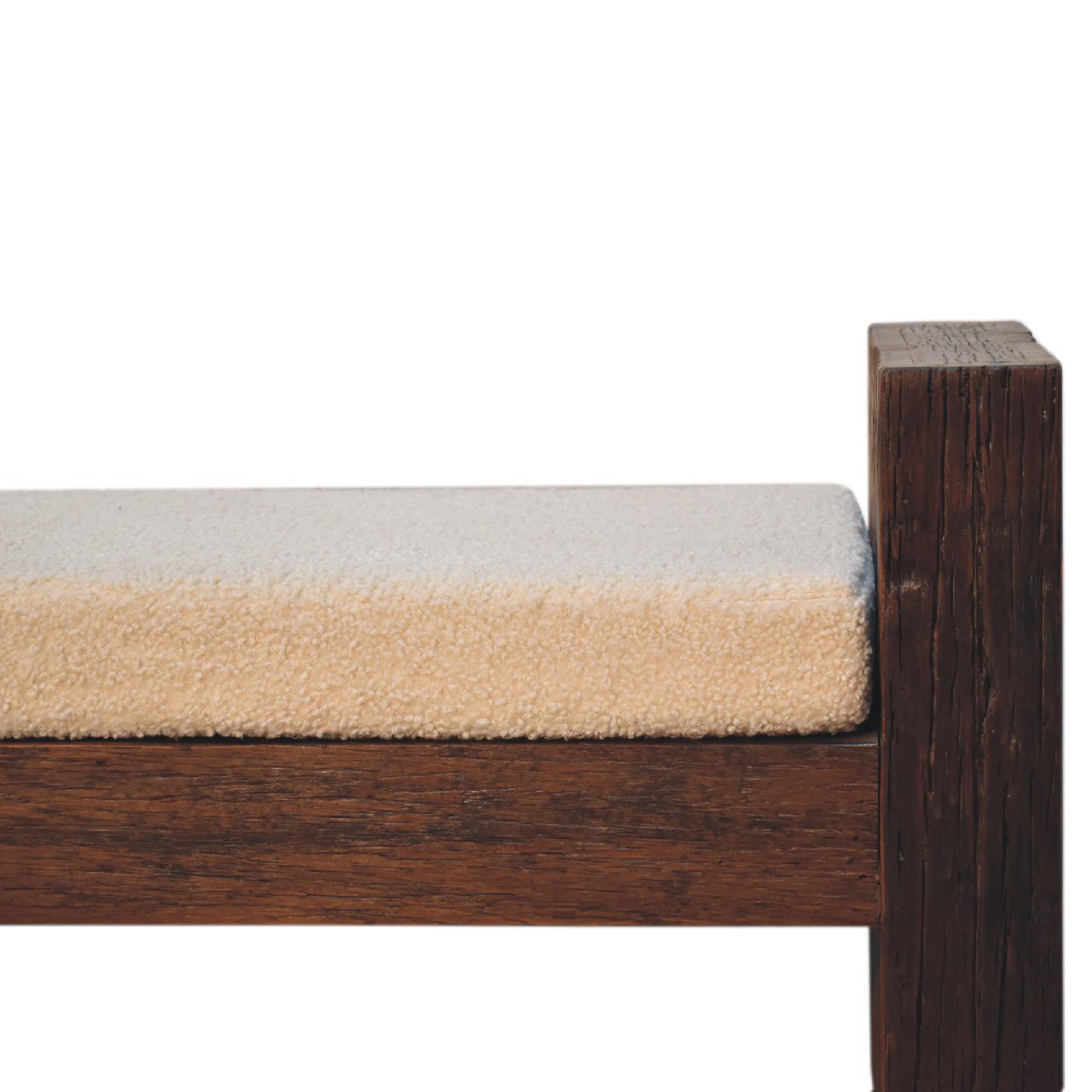 in3504 reclaimed boucle bench