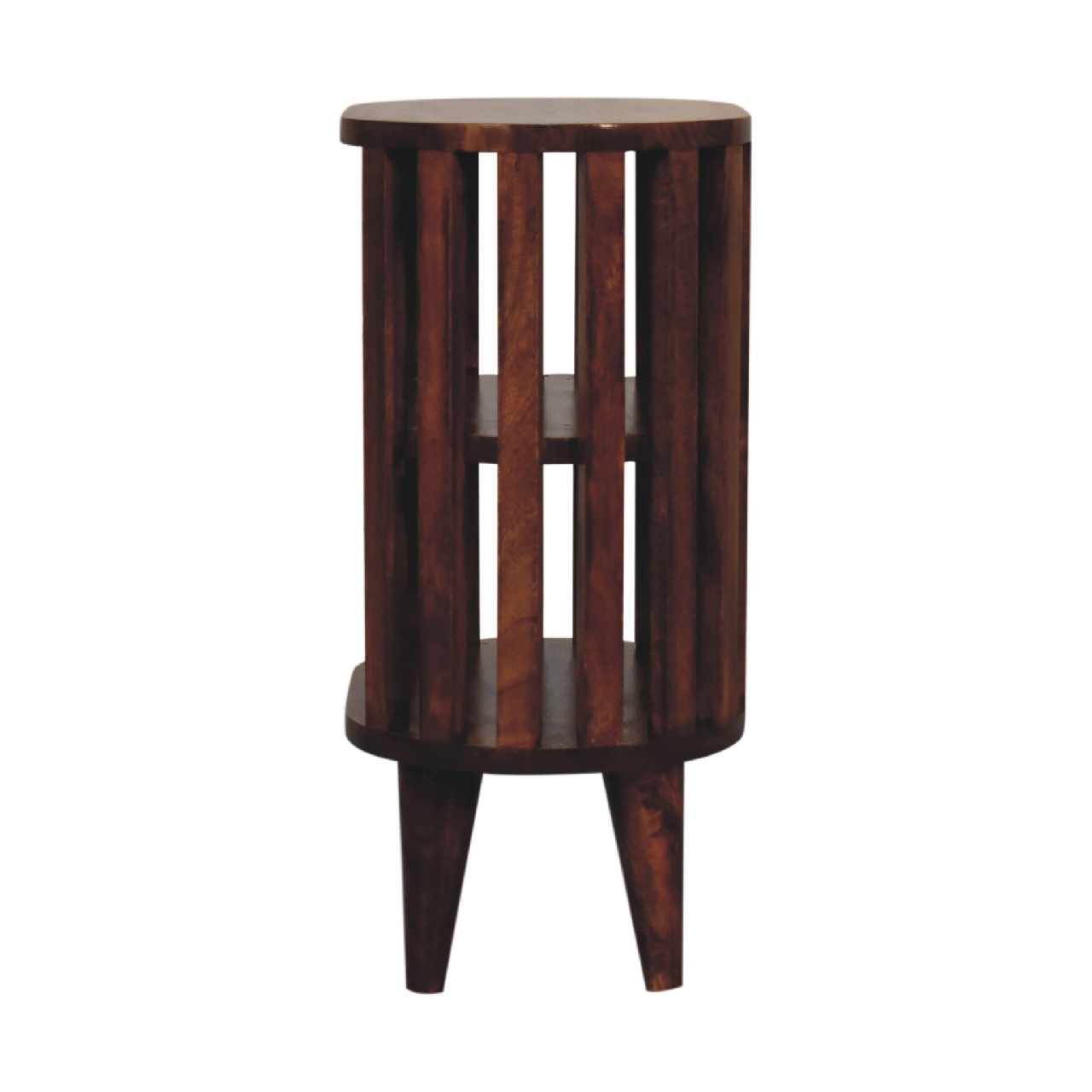 in3551 ariella chestnut double shelf bedside