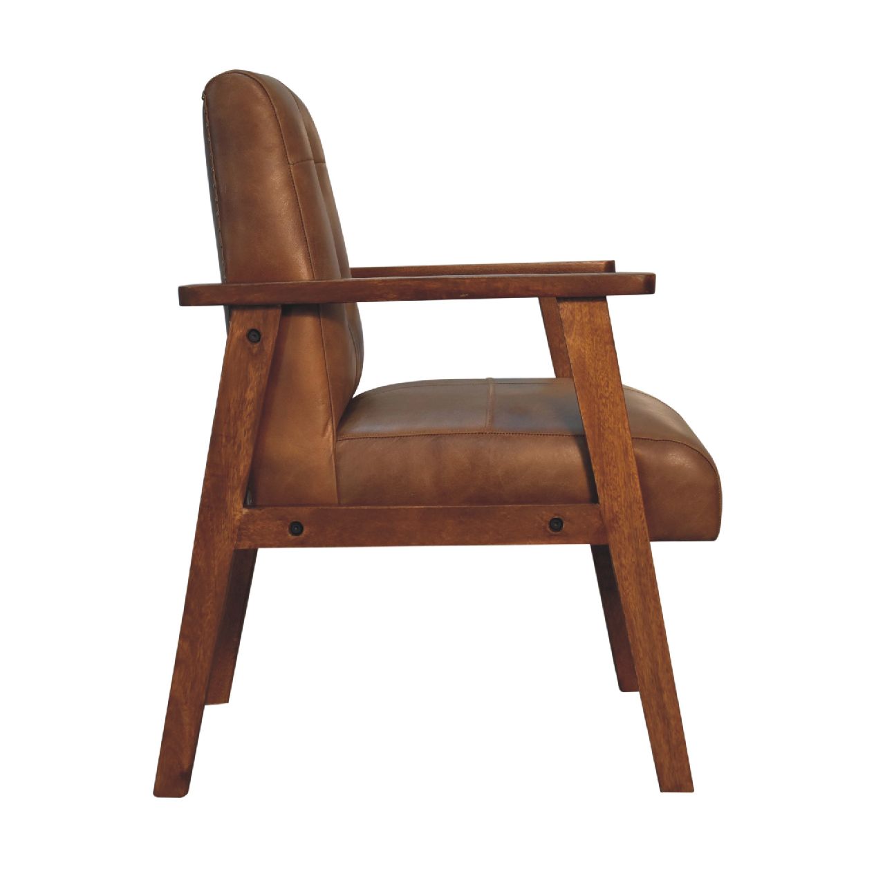 in3579 brown buffalo leather chair