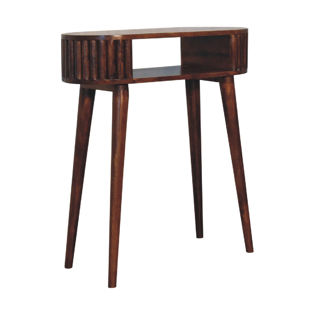in3596 stripe chestnut writing desk