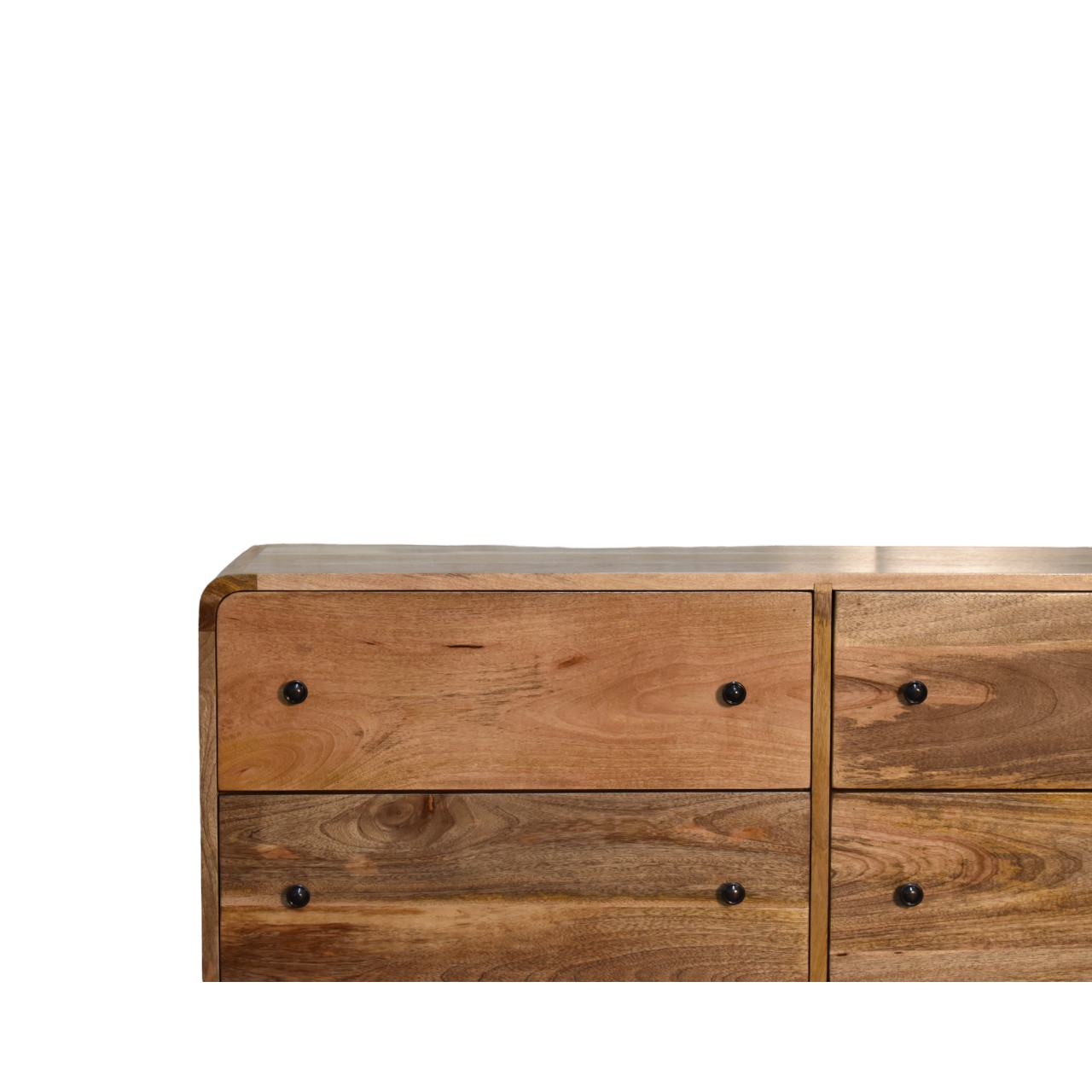 in3612 large curved oak ish chest