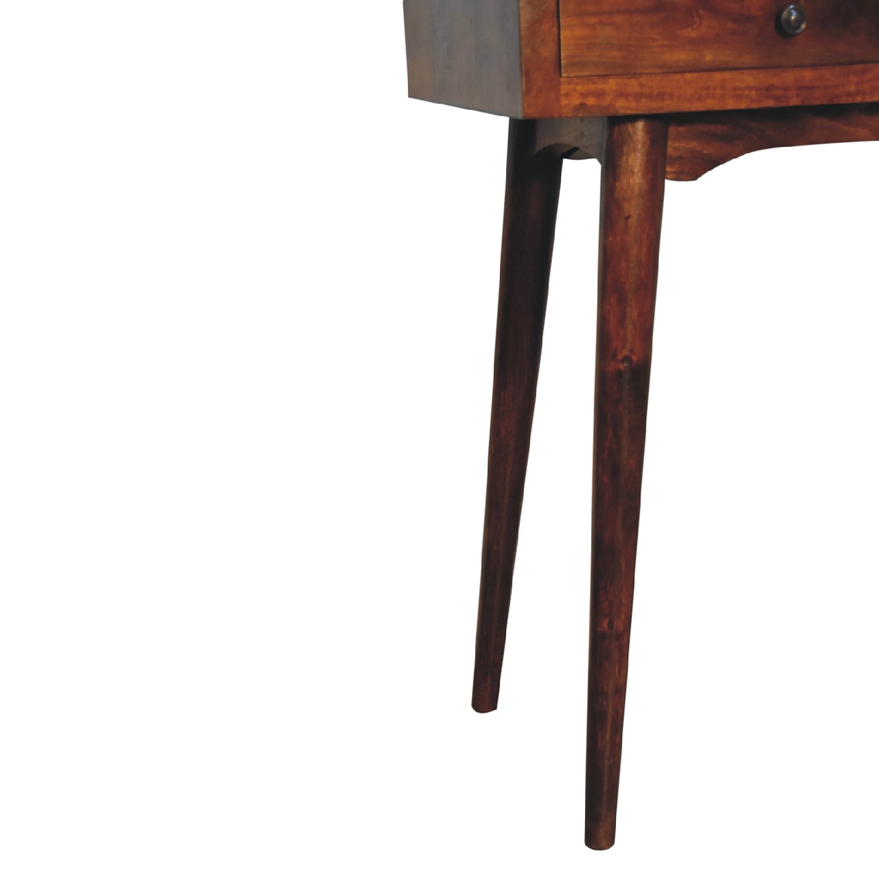 Chestnut Hallway 2 Drawer Console Table - Image 8