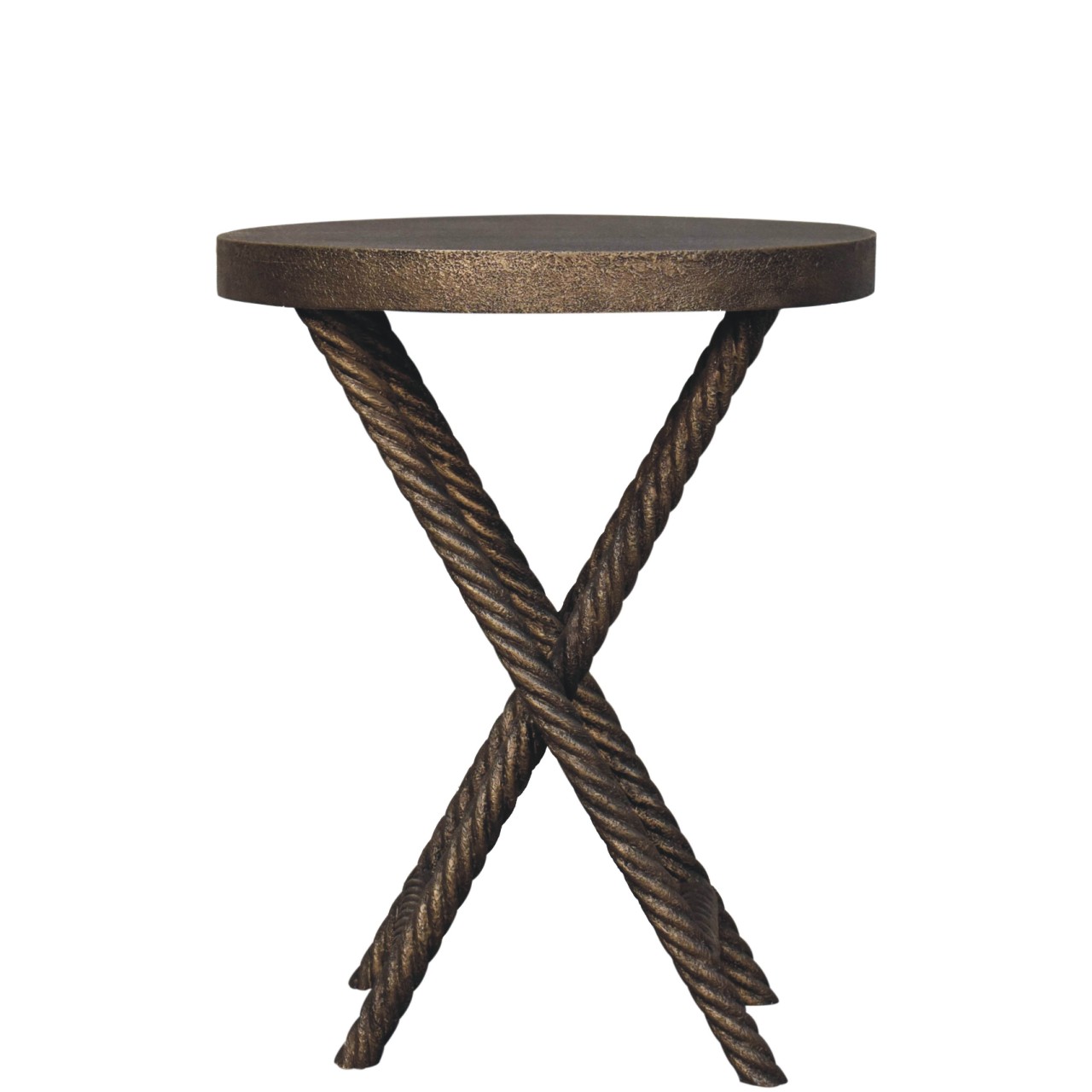 Metallic Rope Side Table - Image 2