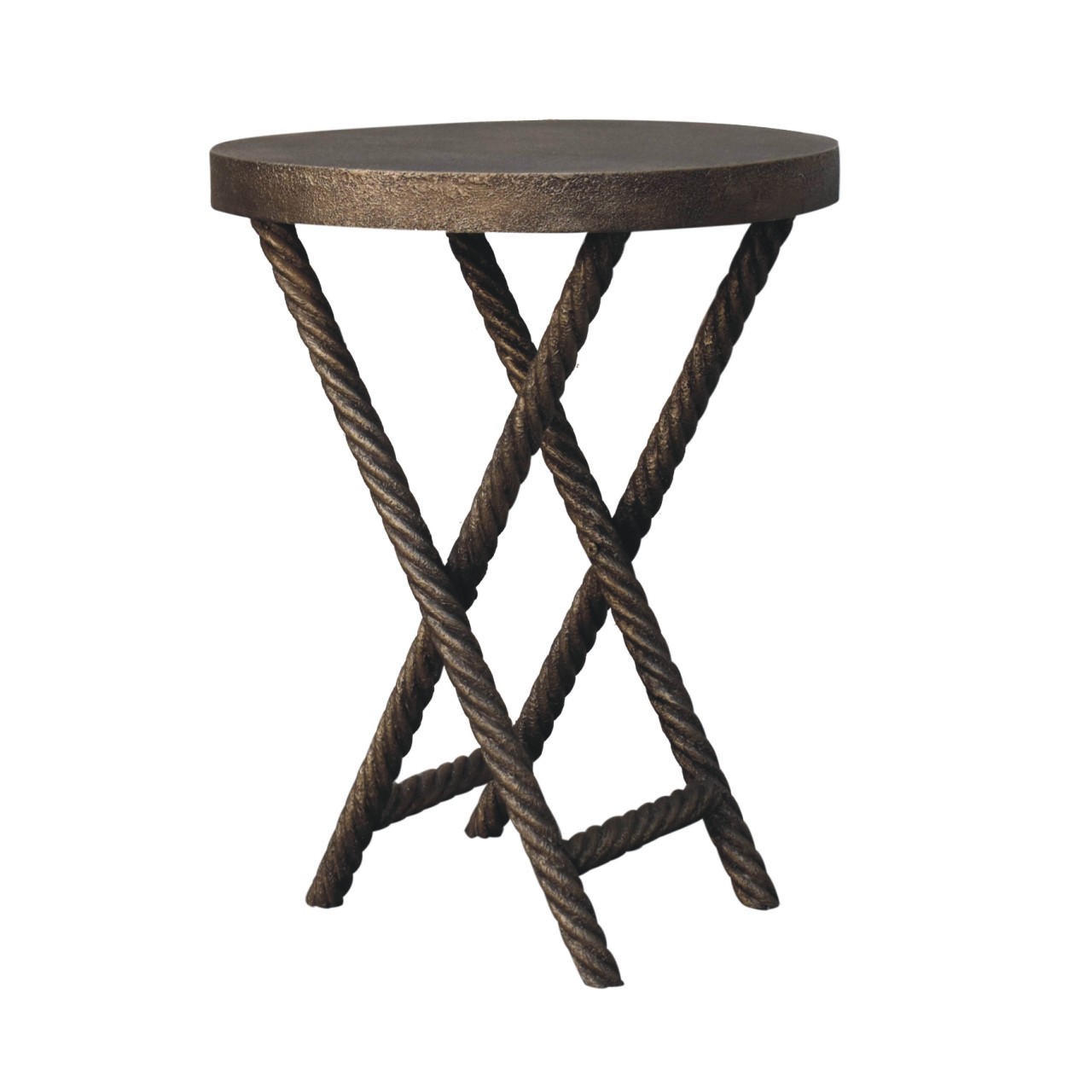 Metallic Rope Side Table - Image 3