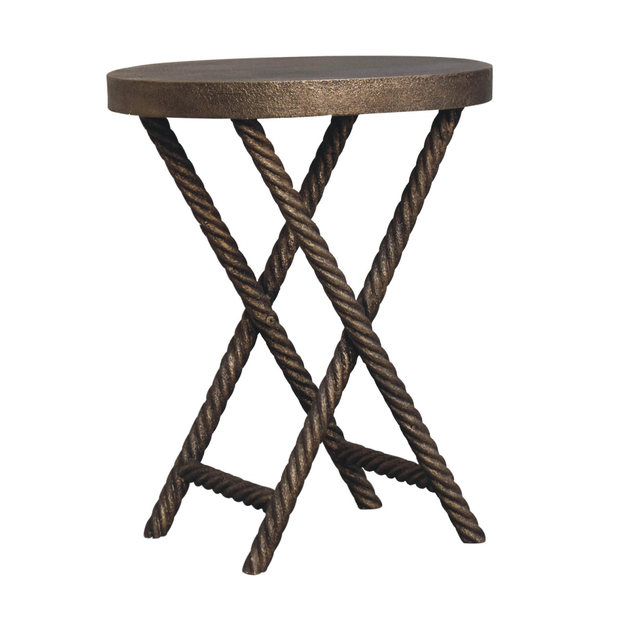 Metallic Rope Side Table - Image 4