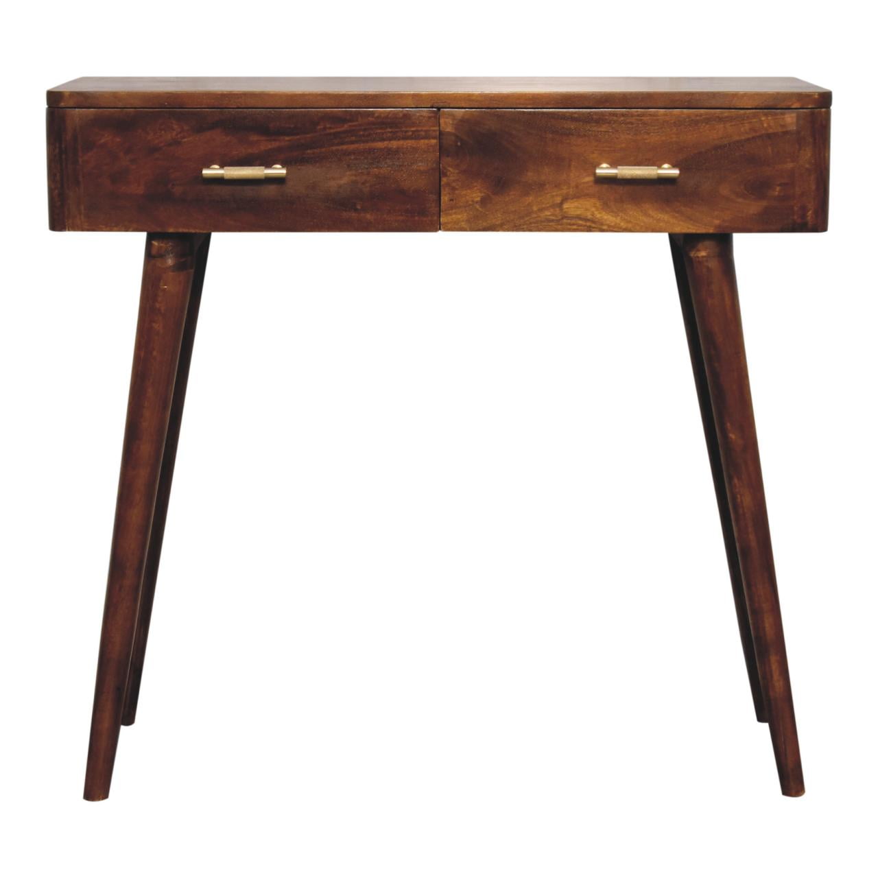 Chestnut T-Bar Console Table - Image 2