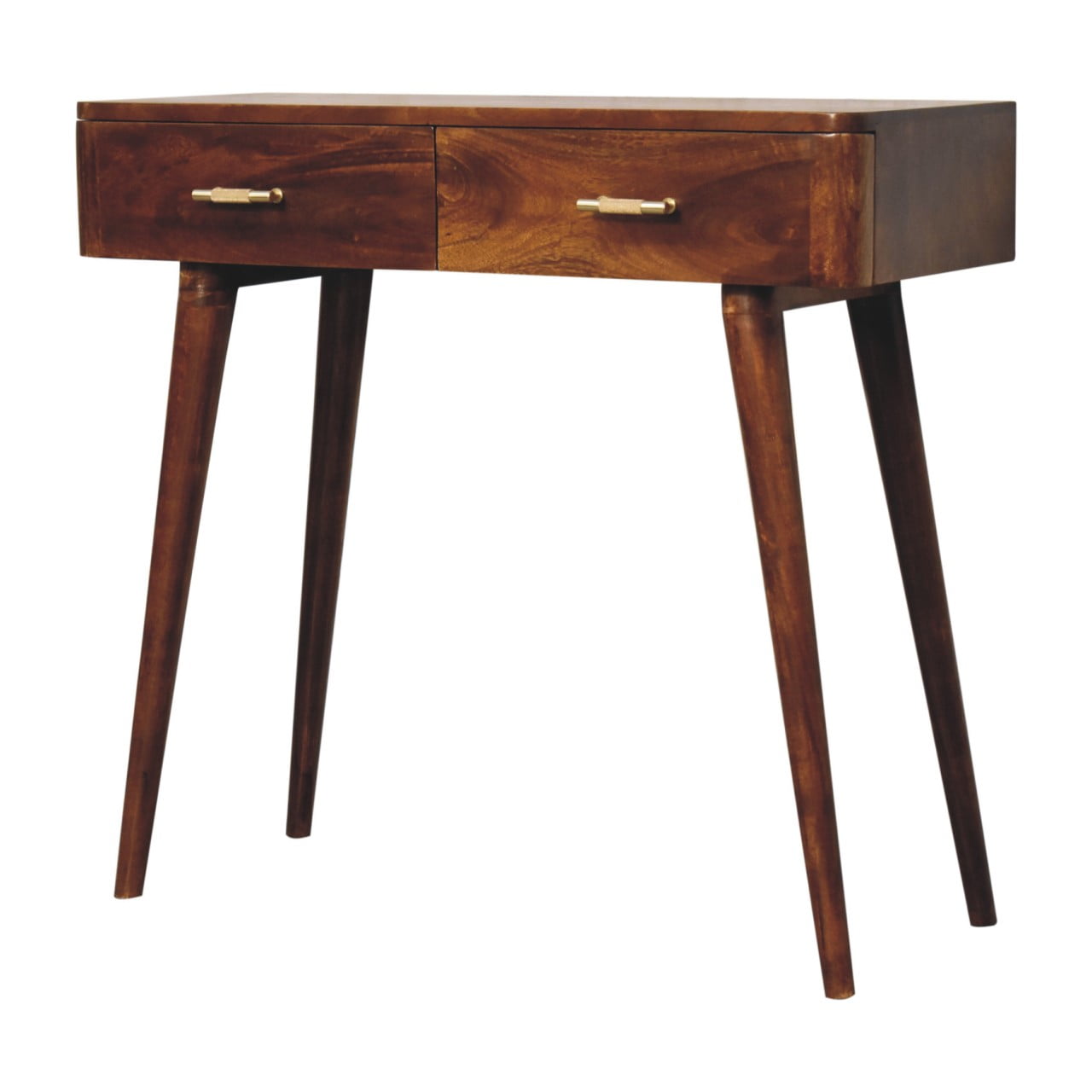 Chestnut T-Bar Console Table - Image 4