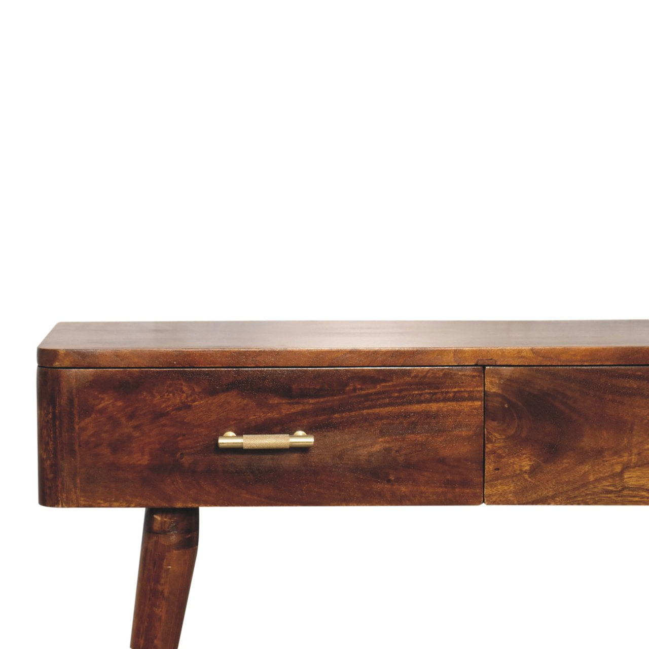 Chestnut T-Bar Console Table - Image 5