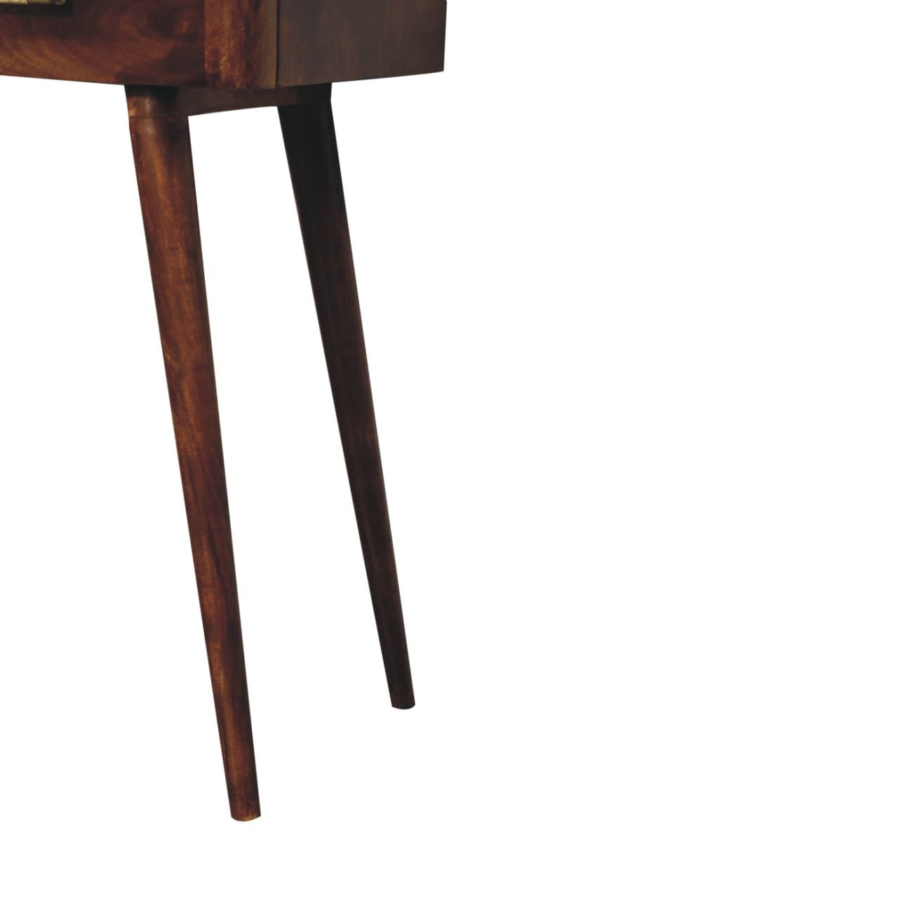 Chestnut T-Bar Console Table - Image 8