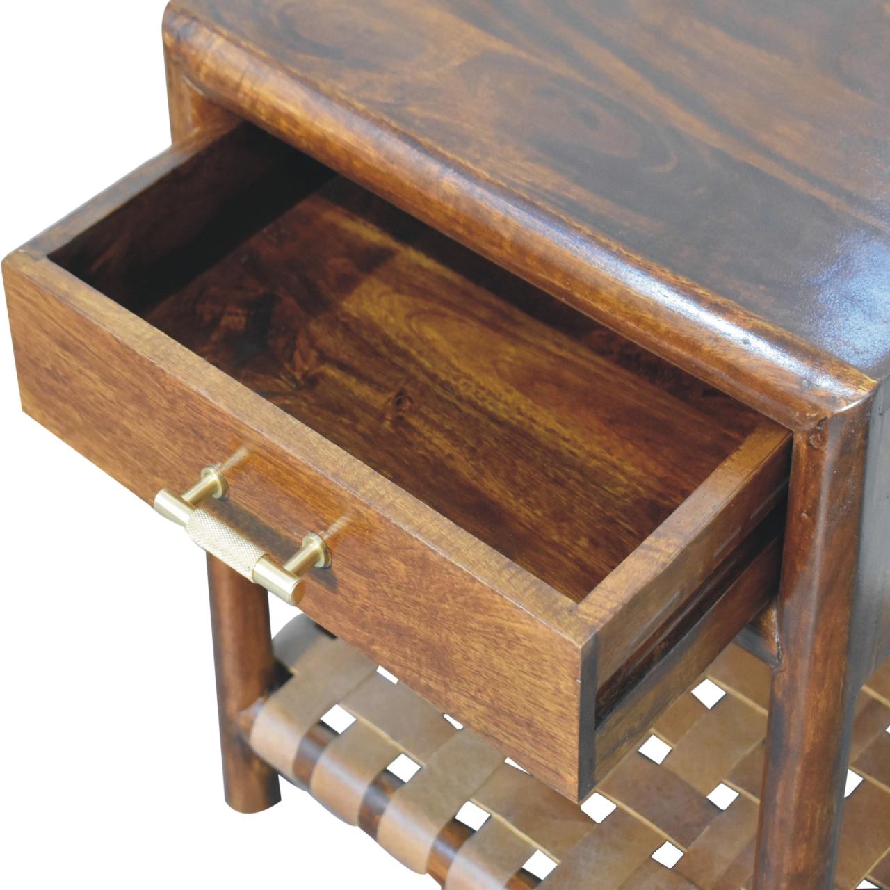 Regency Woven Shelf Nightstand - Image 7