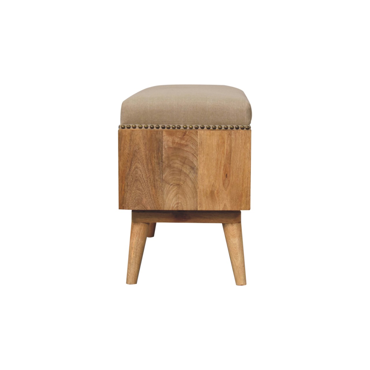 Studded Linen Open Bench - Image 10