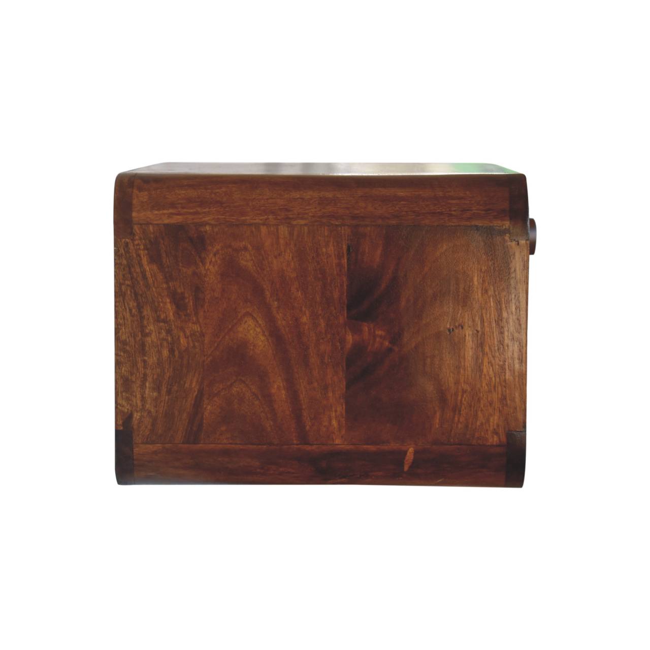 Chestnut Wall Mounted Open Woven Bedside - Image 9