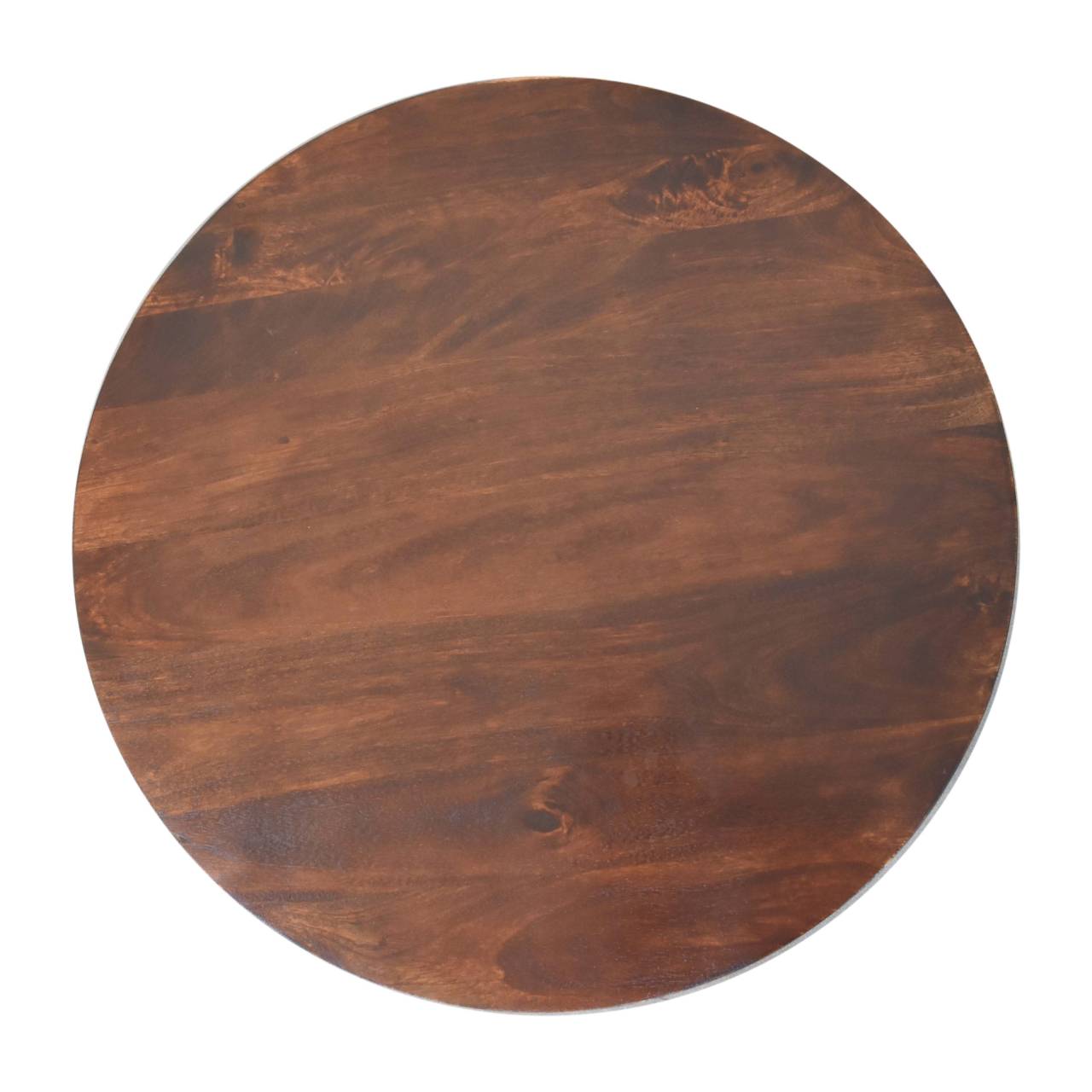 California Walnut Central Table with Ball Feet - Image 7