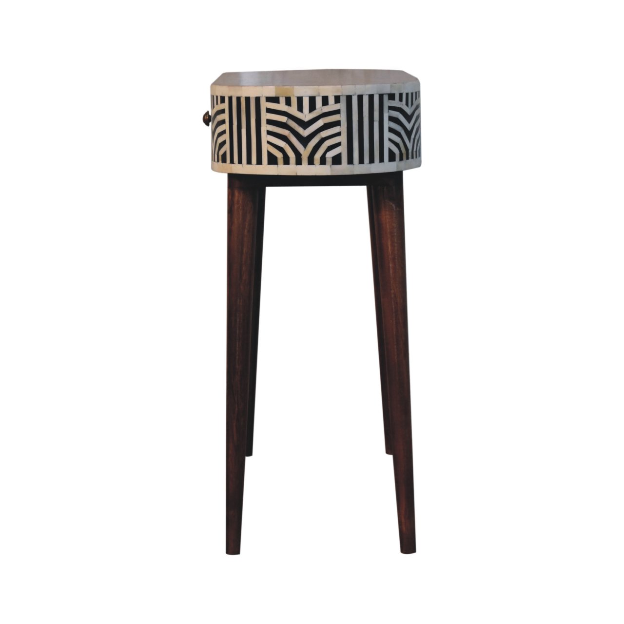Honey Caramel Edessa Bone Inlay Console Table - Image 9