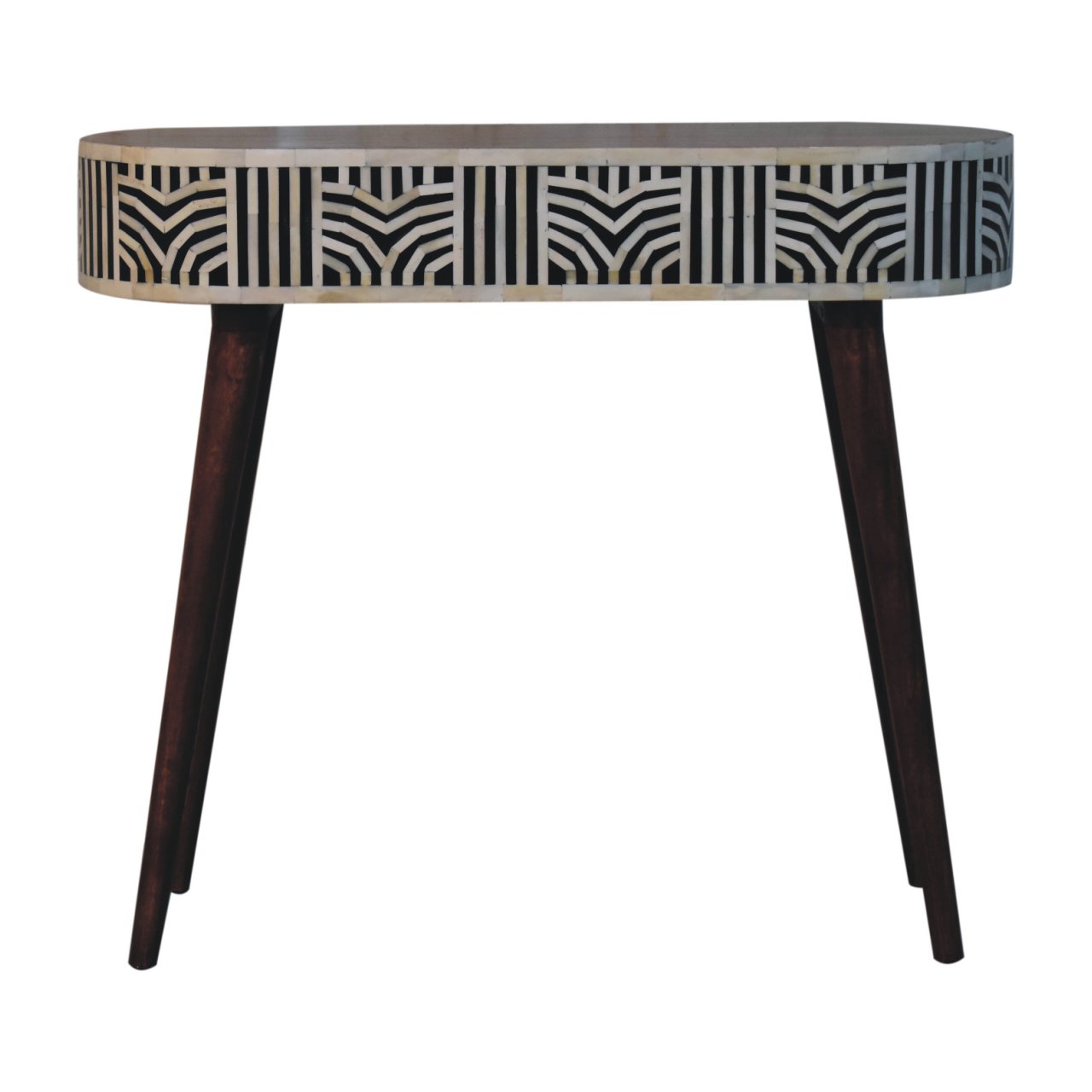 Honey Caramel Edessa Bone Inlay Console Table - Image 10