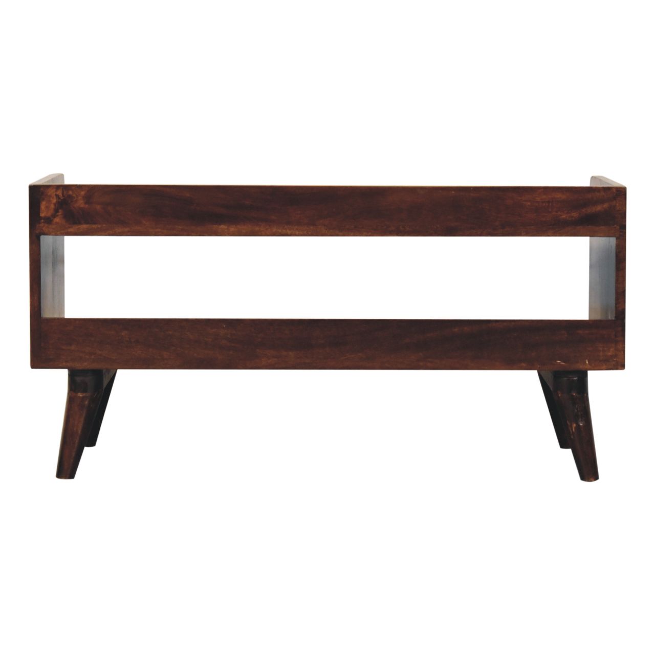 California Walnut Nordic Storage Bench - Image 10