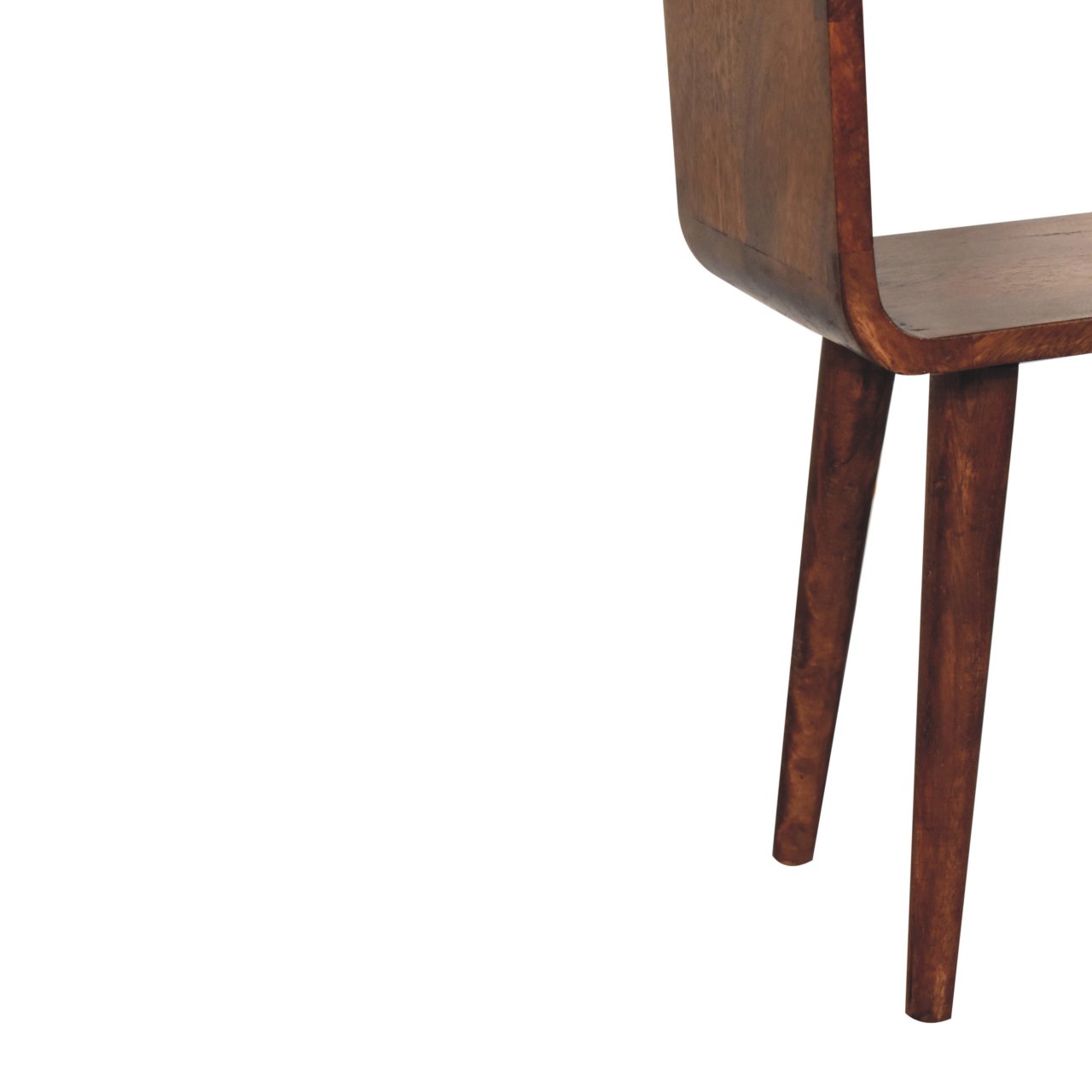 Mini Honey Caramel Curved Open Bedside - Image 8