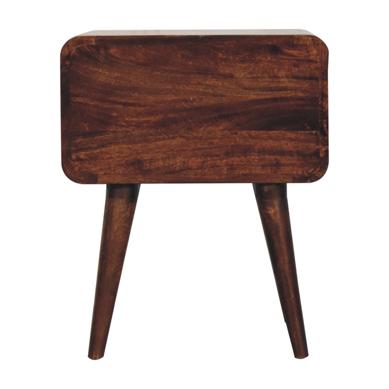 Curved California Walnut Bedside - Image 10
