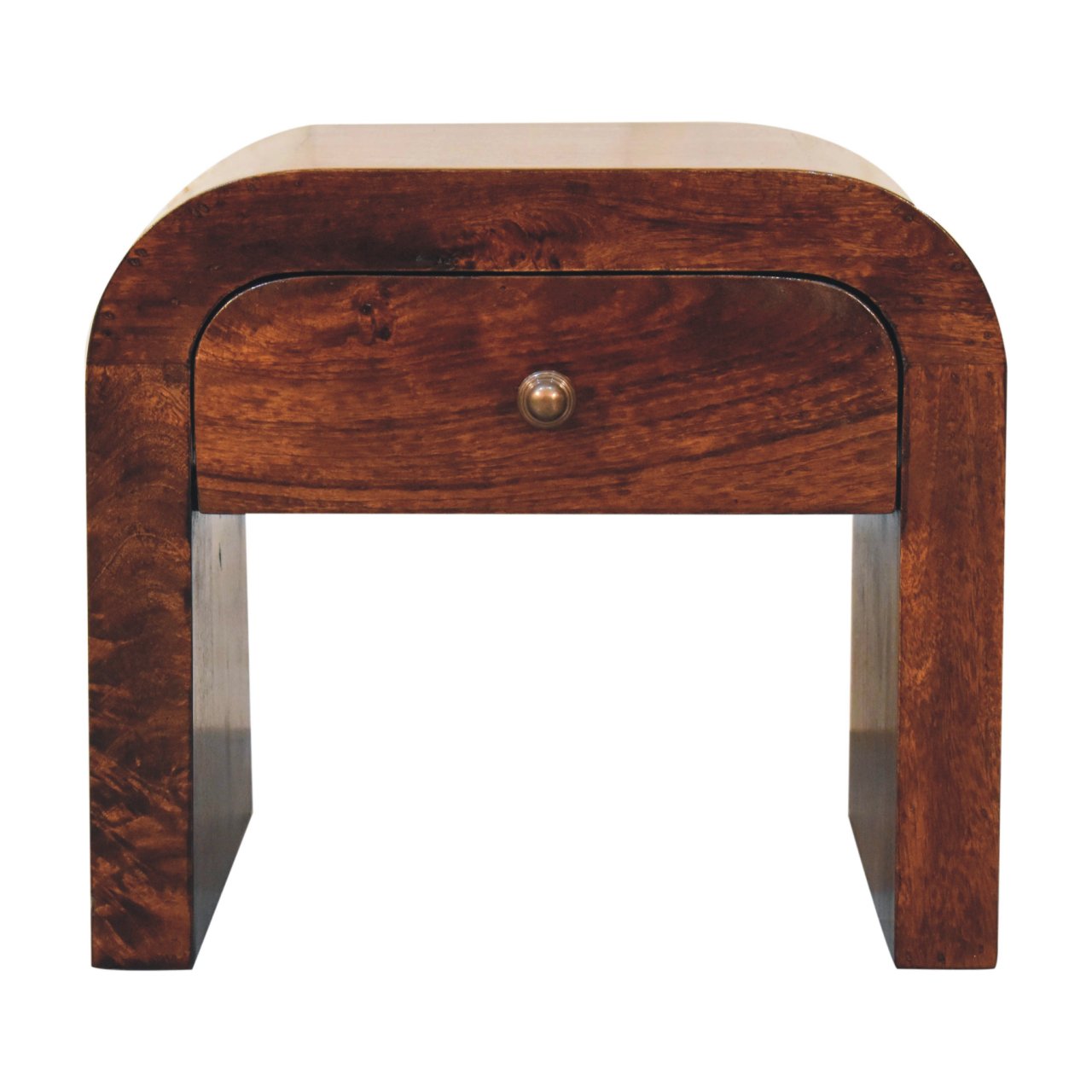 California Walnut Disc Bedside - Image 11