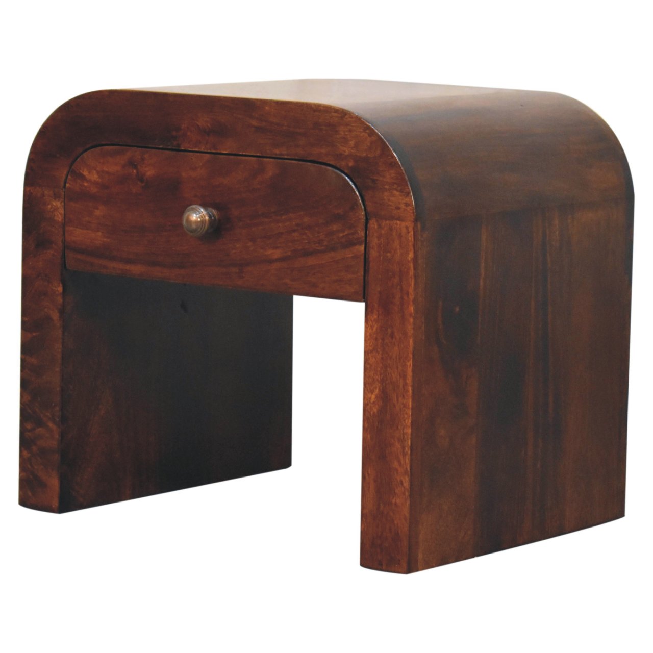 California Walnut Disc Bedside - Image 4