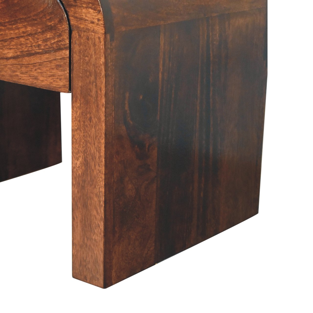 California Walnut Disc Bedside - Image 8