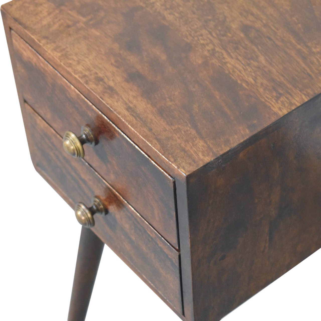 Mini 2 DrawerCalifornia Walnut Bedside - Image 6