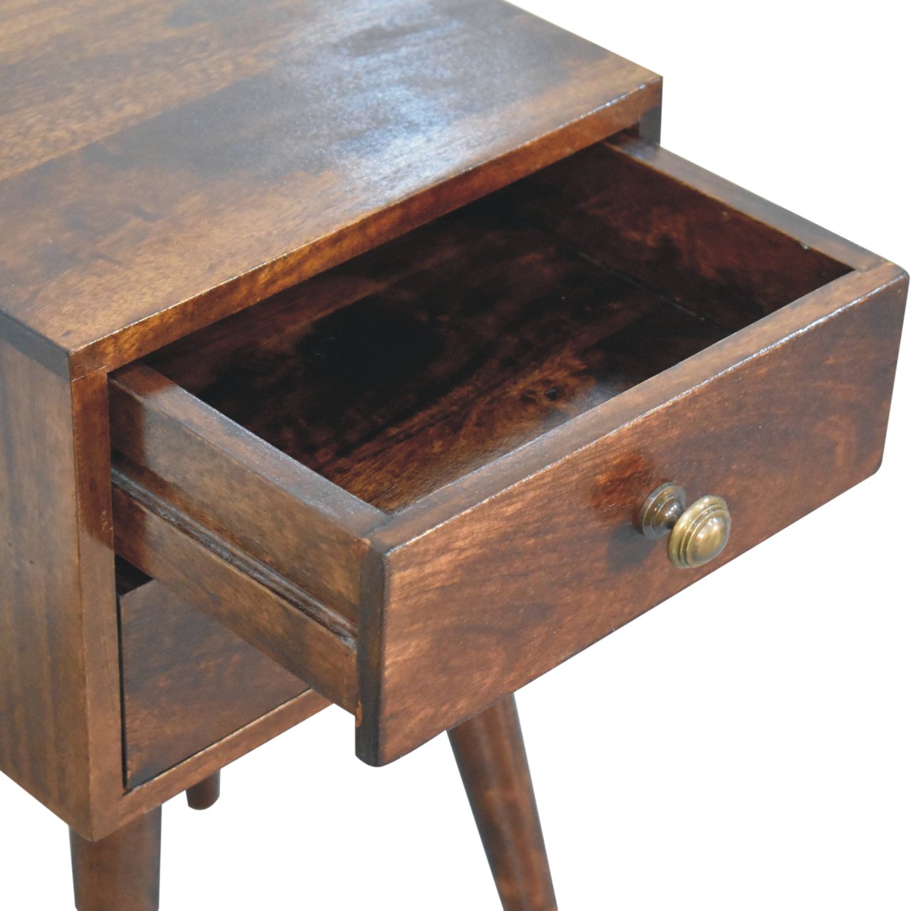 Mini 2 DrawerCalifornia Walnut Bedside - Image 7