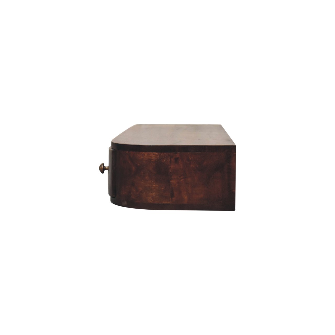 Lunar 2 Drawer Wall Mounted Chestnut Console - Image 8