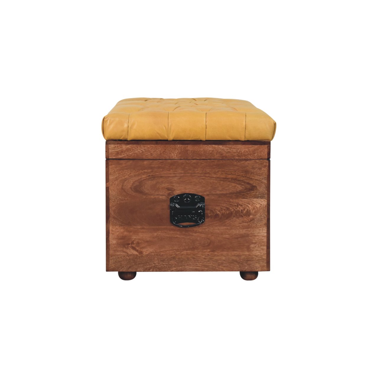 Buffalo Hide Honey Caramel Storage Trunk - Image 10