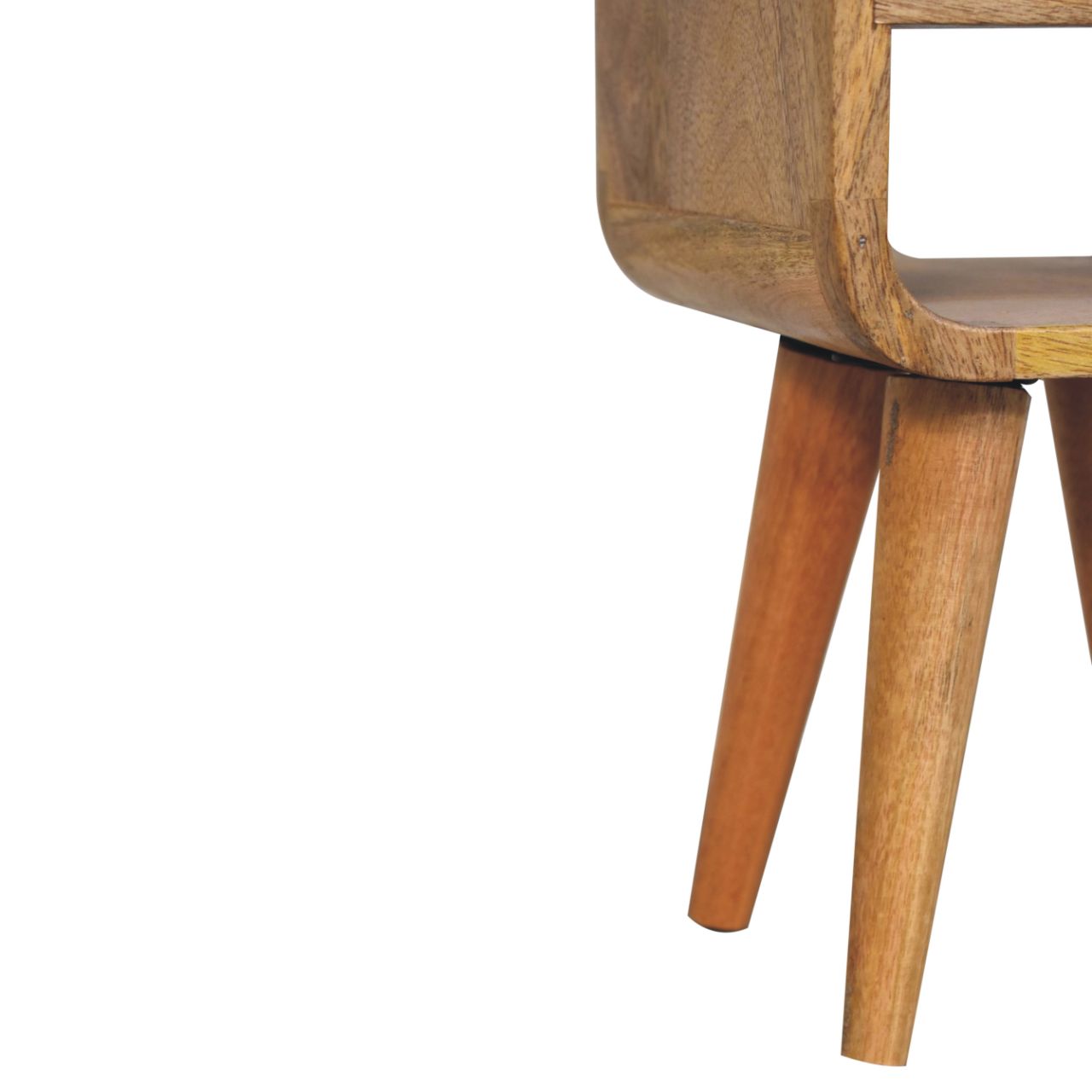 Extra Mini Oak-ish Curve Lower Bedside - Image 8
