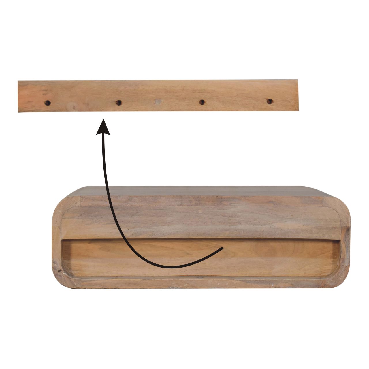 Sonoma T-bar Wall Mounted Bedside - Image 10