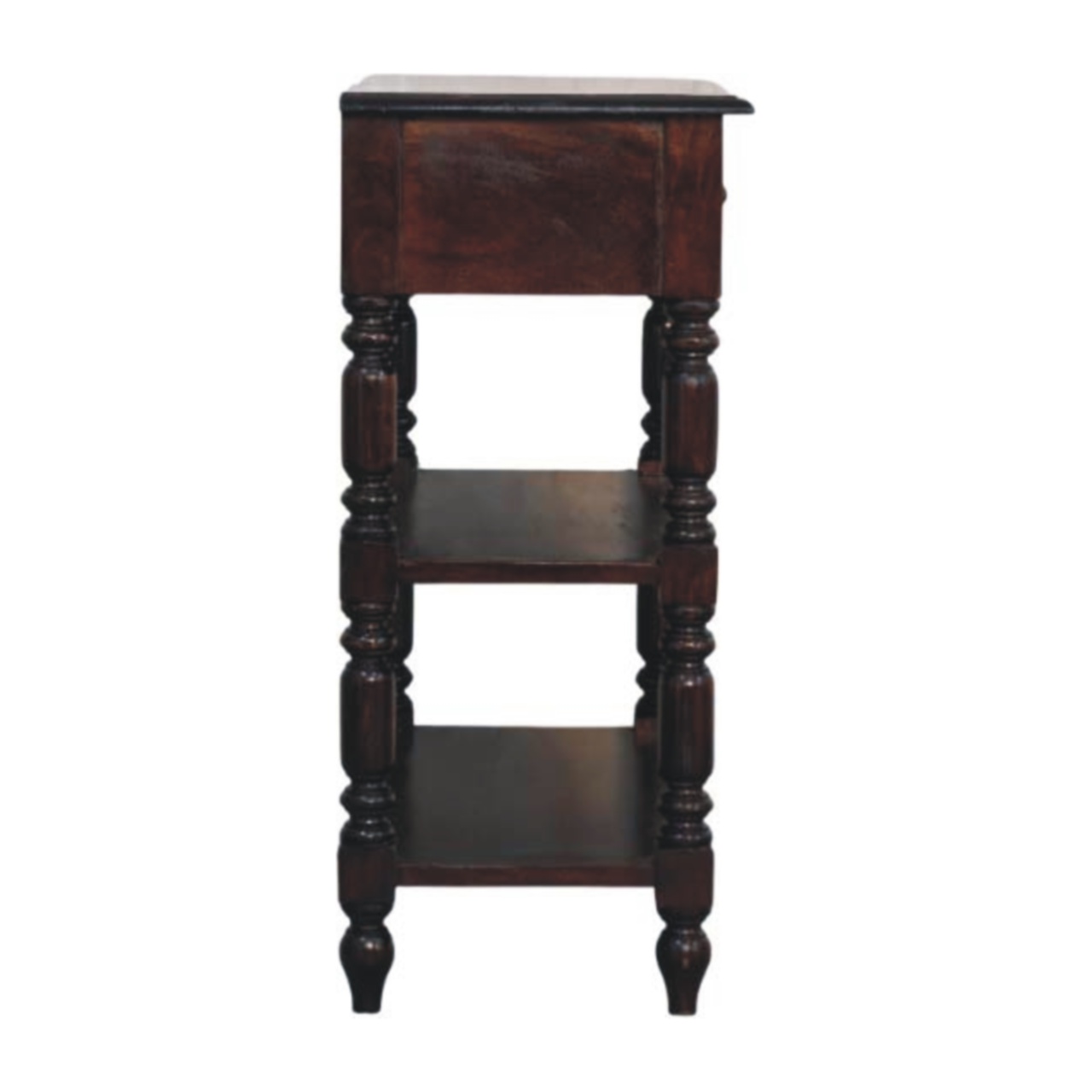 Turned legs Cherry Side Table - Image 8