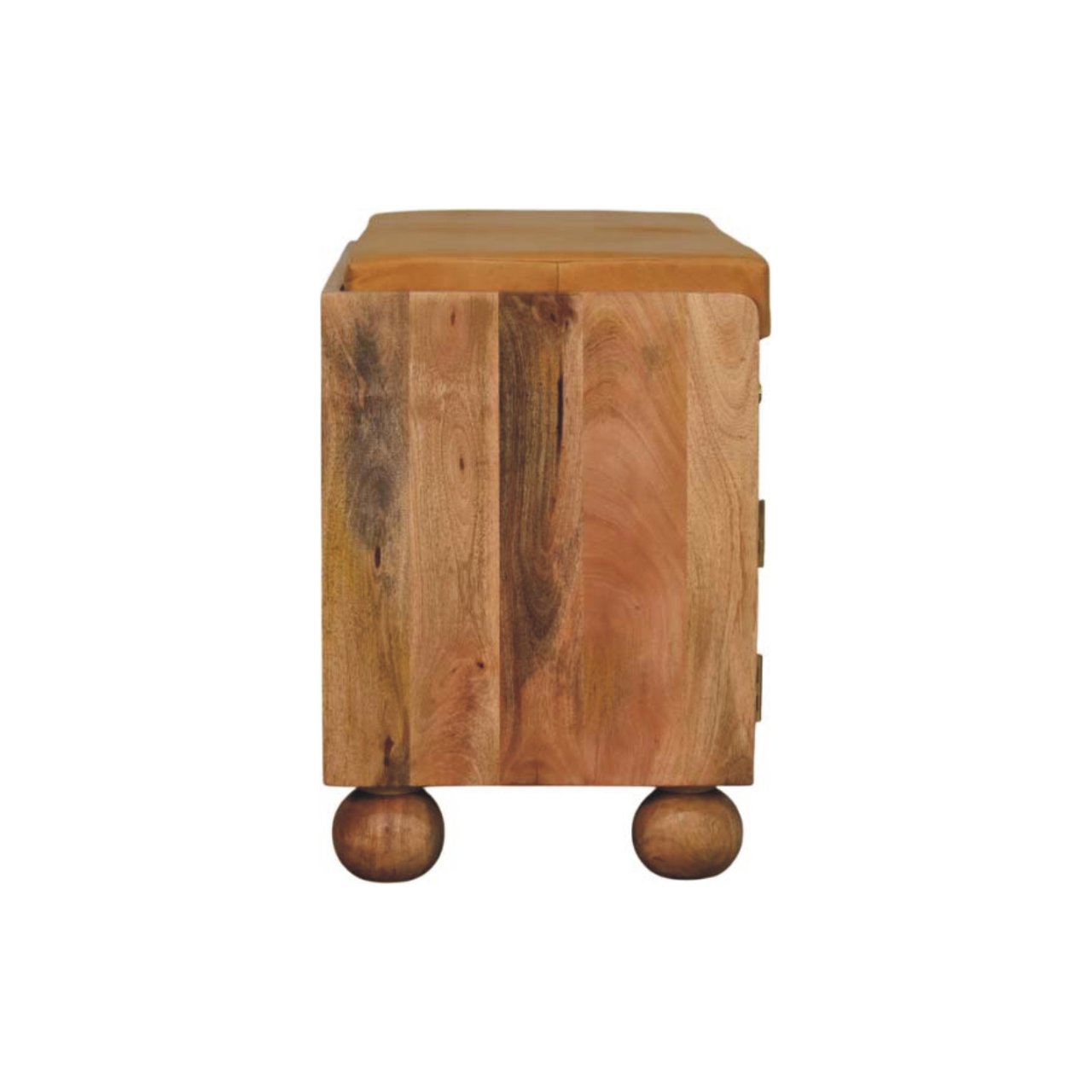 Shutter Oak-ish Shoe Rack with 2 drawers - Image 10